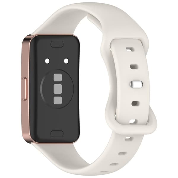 Silikoneurrem Huawei Band 9 NFC / 9 / 8 NFC / 8 Slim Fit Figur 8 Armbånd - Stjernelys Silver grey