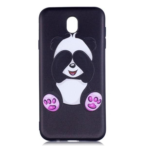 Samsung Galaxy J7 (2017) trendikäs suojakuori - Panda Multicolor