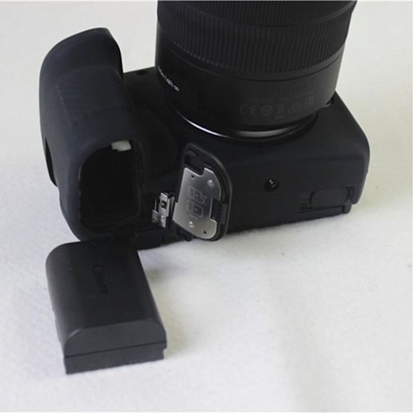 Canon EOS R blødt silikone etui - Sort Black