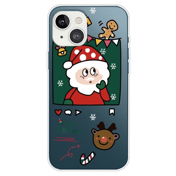 Julfodral till iPhone 14 - Tomtefoto Röd