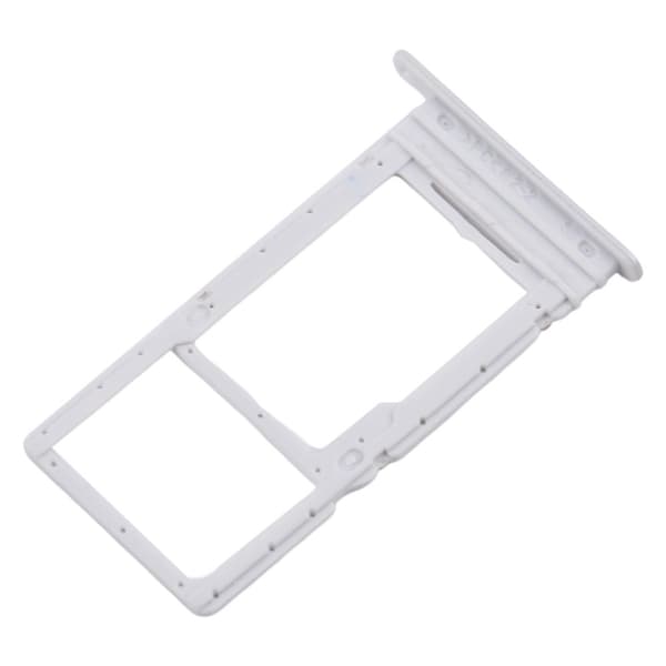 Samsung Galaxy A16 4G A165 OEM SIM Card and SD Card Tray Holder Replacement Part (Without Logo) - Silver Silver grey