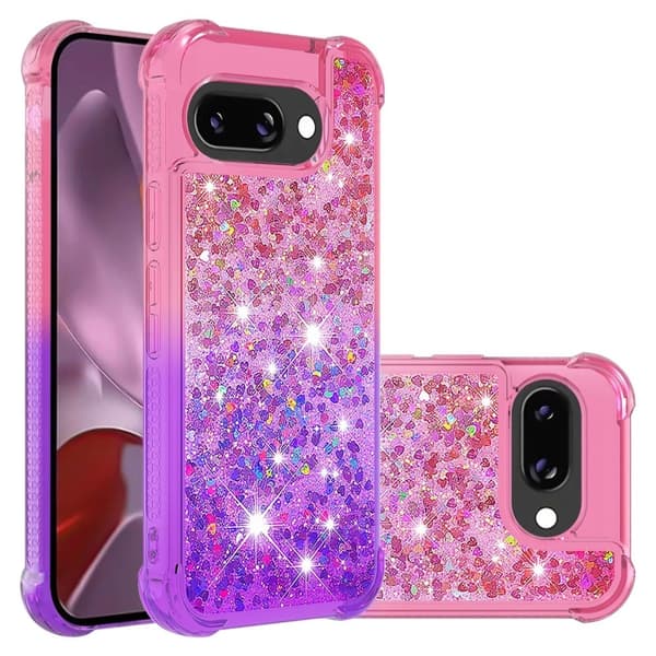 Princess Google Pixel 9a kotelot - Pinkki + Violetti Purple