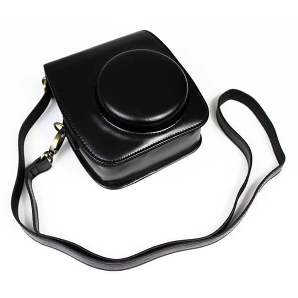 Fujifilm Instax Mini 11 kestävä nahkakotelo - Musta Black