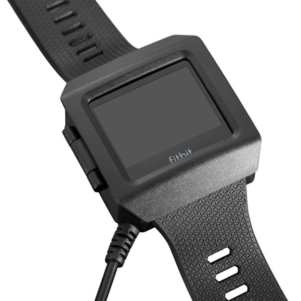 Fitbit Ionic smartwatch opladning kabel stander Black