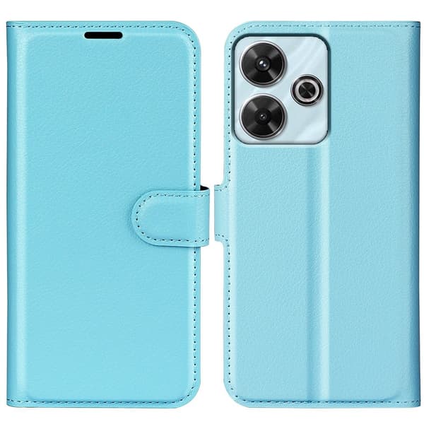 Classic Xiaomi Redmi 13 / Xiaomi Redmi Note 13R / Xiaomi Poco M6 flip etui - Blå Blue