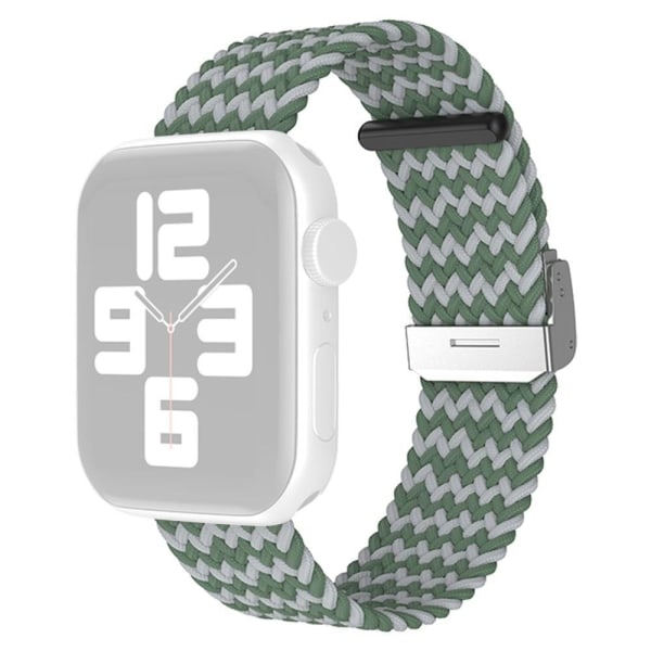 Apple Watch (45 mm) cool nylon-urrem - W / Grøn Grå Green