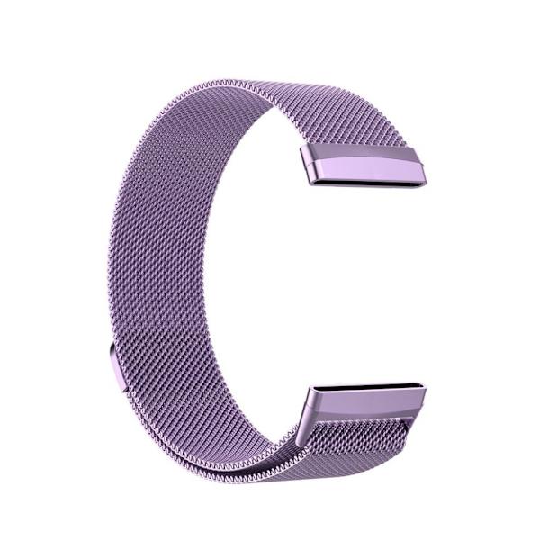 Fitbit Versa 3 rustfrit stål rem - lilla / Størrelse: L Purple