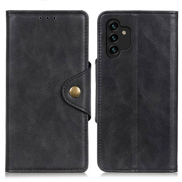 Alpha Samsung Galaxy A13 4G Läppäkotelo - Musta Black
