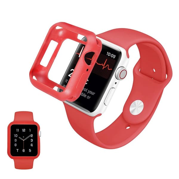 Apple Watch Series 5 40 mm slitesterk støtfangerramme - Rød Red