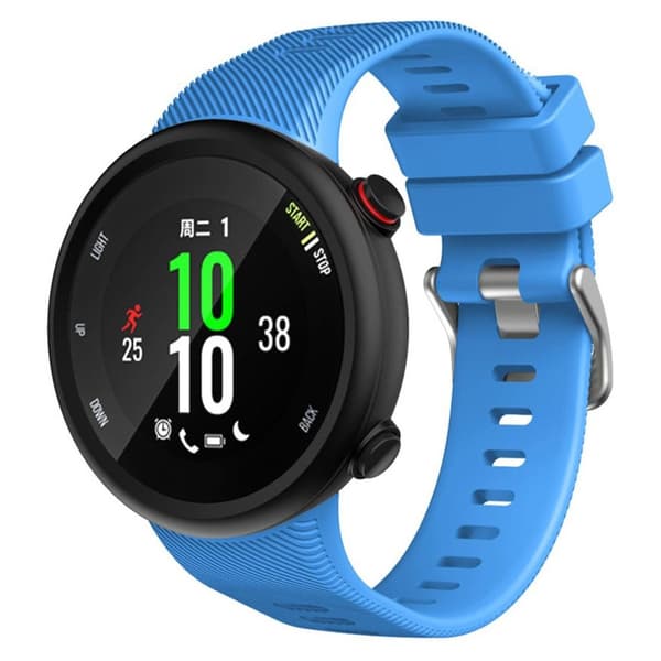Garmin Forerunner 45 coolt klockarmband i silikon - Himmelsblå Blå