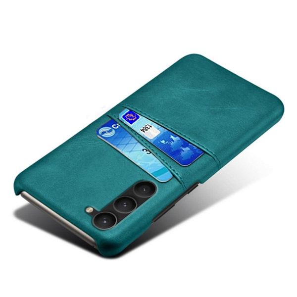 Dual Card Etui Samsung Galaxy S23 Plus - Grøn Green