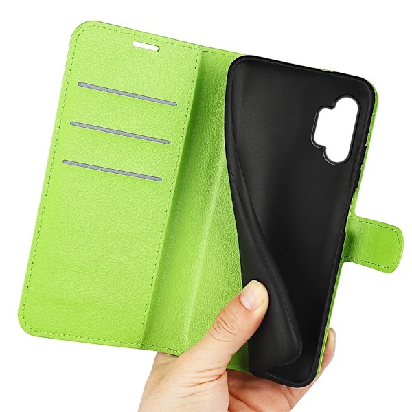 Classic Samsung Galaxy A13 4G Flippetui - Grønn Green