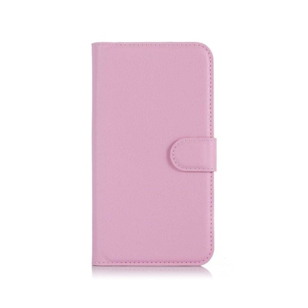 Acer Liquid Z630 beskyttende læder-etui m. kortholder - Pink Pink