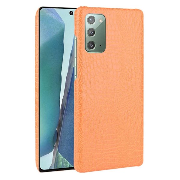 Croco Etui Samsung Galaxy Note 20 - Oransje Orange