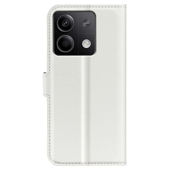 Classic Xiaomi Redmi Note 13 5G  Läppäkotelo - Valkoinen White