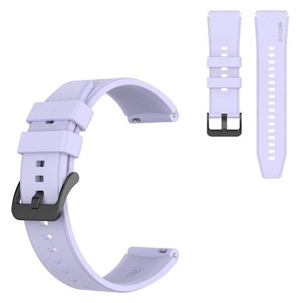 22 mm universal urrem i silikone - Lilla Purple