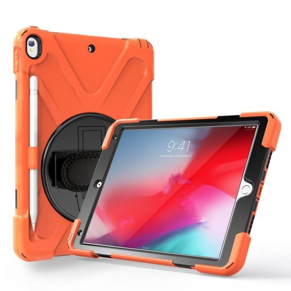 iPad Air (2019) X-Shape swivel suojakotelo  - Oranssi Orange