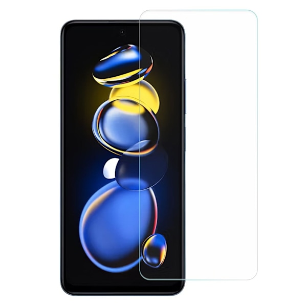 AMORUS skærmbeskytter af hærdet glas med buet kant til Xiaomi Redmi Note 11T Pro Transparent