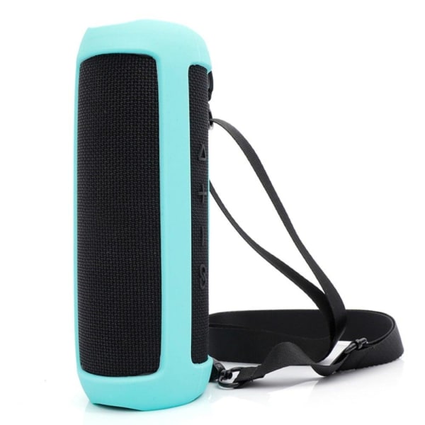 JBL Flip 5 silicone cover with strap - Green Green