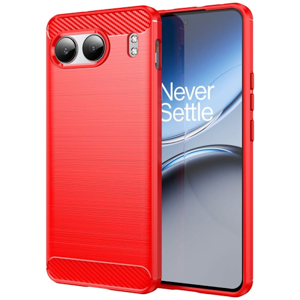 Carbon Flex OnePlus Nord 4 skal - Röd Röd