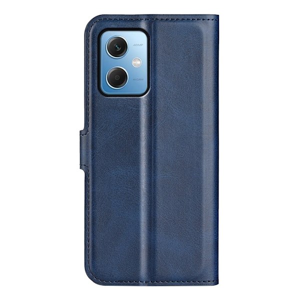 Hållbart konstläder Xiaomi Redmi Note 12 fodral med plånbok - Blå Blå