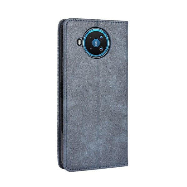 Bofink Vintage Nokia 8.3 5G Læder Etui - Blå Blue