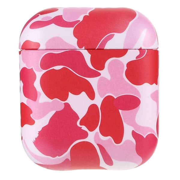 AirPods etui med camouflage-tema - Camouflage Rød Red