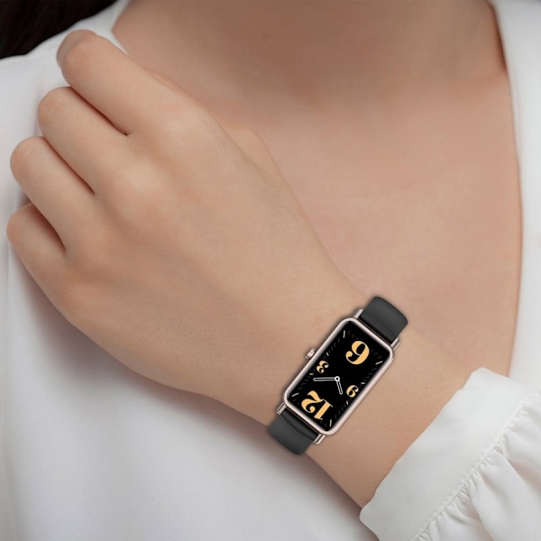 16 mm silikoneurrem til Huawei og Casio-ur - Lyserød Pink