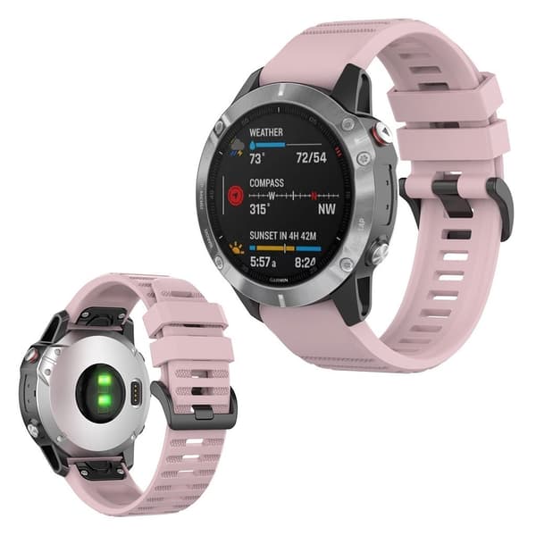 Garmin Fenix 6 hållbar klockarmband - rosa Rosa