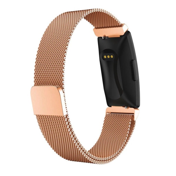 Fitbit Inspire / Inspire HR klockband av milanesiskt rostfritt s Rosa