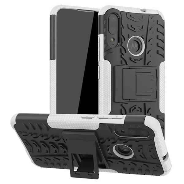 Offroad Motorola Moto E6 Plus etui - Hvit White