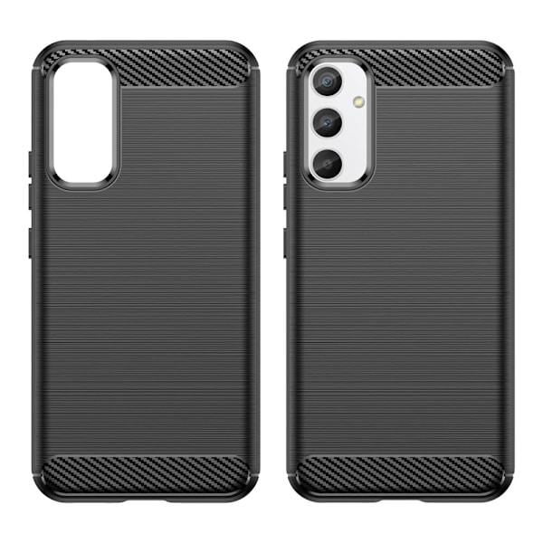 Carbon Flex Suojakotelo Samsung Galaxy A34 5G - Musta Black