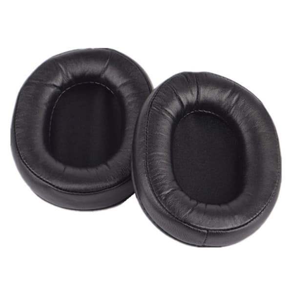 1 par Audio-Technica ATH-M50X / MSR7 / M40 / M20 øreputer i skinn - Svart Black