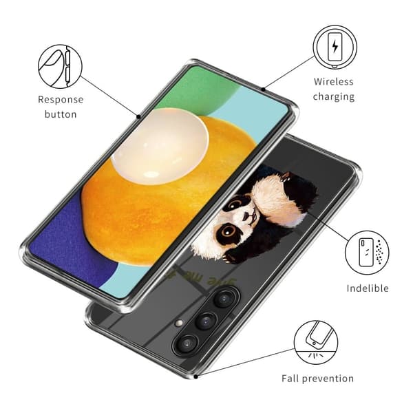 Deco Samsung Galaxy S23 FE kotelot - Panda White