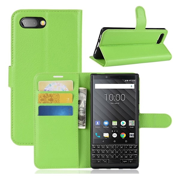 Classic BlackBerry KEY2 etui – Grøn Green