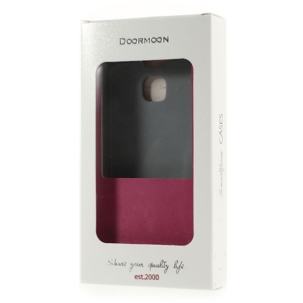 Doormoon (Hot Pink) Huawei Ascend Mate 7 Læder Flip Etui Pink