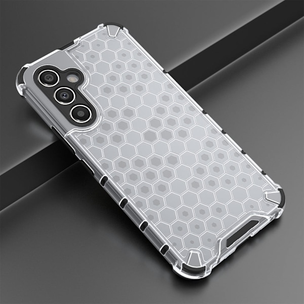 Bofink Honeycomb Samsung Galaxy A54 skal - Silver/Grå Silvergrå