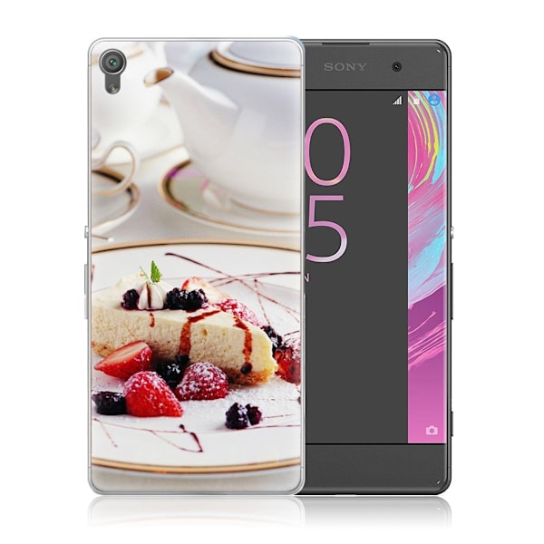Sony Xperia XA eleganttinen suojakuori - Hedelmäkakku Multicolor