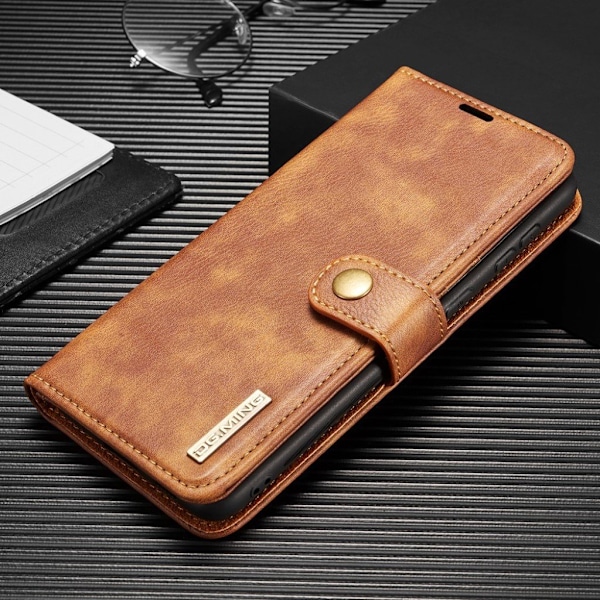 DG.Ming 2-i-1 Samsung Galaxy S21 FE fodral - Brun Brun