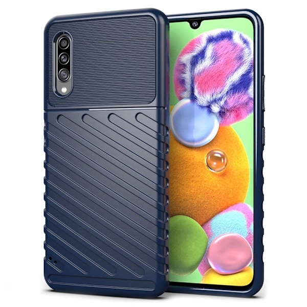 Thunder Samsung Galaxy A90 5G Etui - Blå Blue