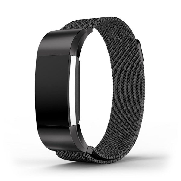 Fitbit Charge 2 design ranneke - Musta koko L Black