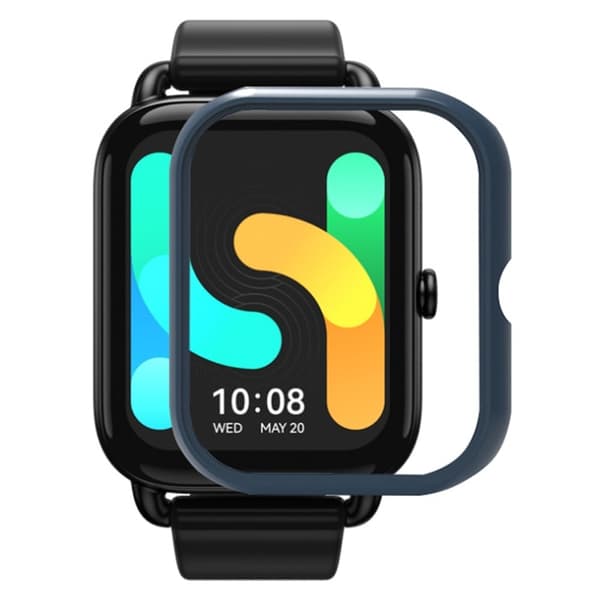 Haylou GST Lite(LS13) / GST(LS09B) Hard bump resistant Case Scratch-Resistant Watch Case Cover - Midnight Blue Blå