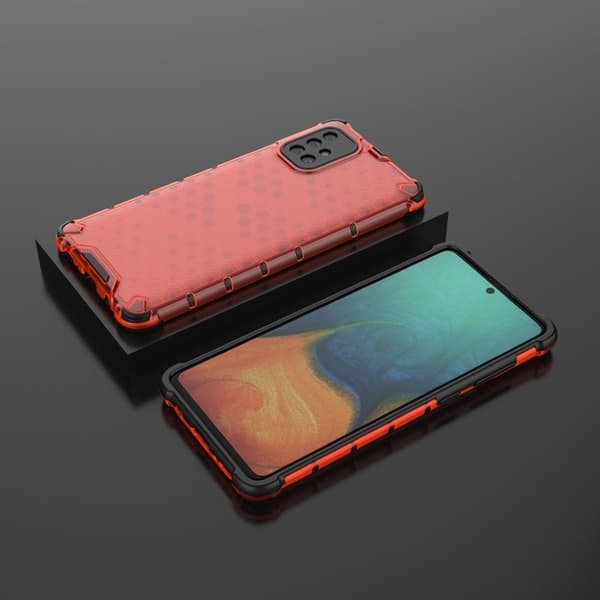 Bofink Honeycomb Samsung Galaxy A71 deksel - Rød Red