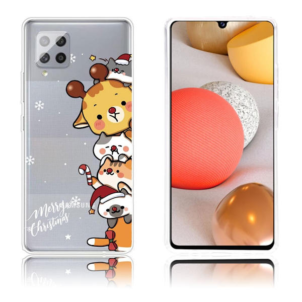 Juleveske til Samsung Galaxy A42 5G - Dyr Multicolor