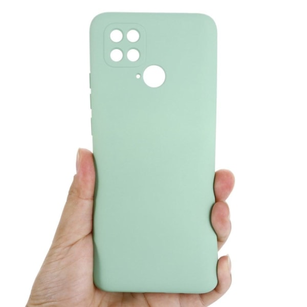 Matte Liquid silikone cover til Xiaomi Poco C40 - Grøn Green