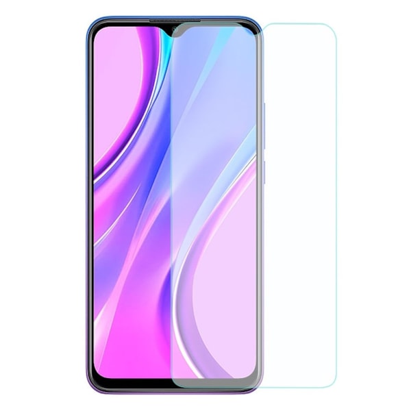 AMORUS skærmbeskytter i hærdet glas med buet kant til Xiaomi Redmi 9 Transparent