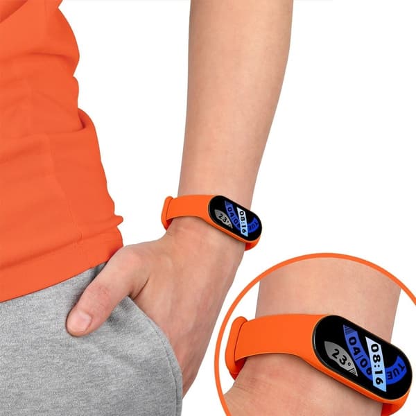 Xiaomi Mi Band 7 / 6 / 5 kellon hihna - Oranssi Orange