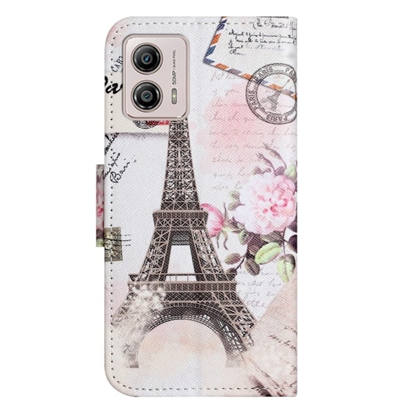 Wonderland Motorola Moto G23 / G13 / G53 Flip Etui - Tårn Multicolor