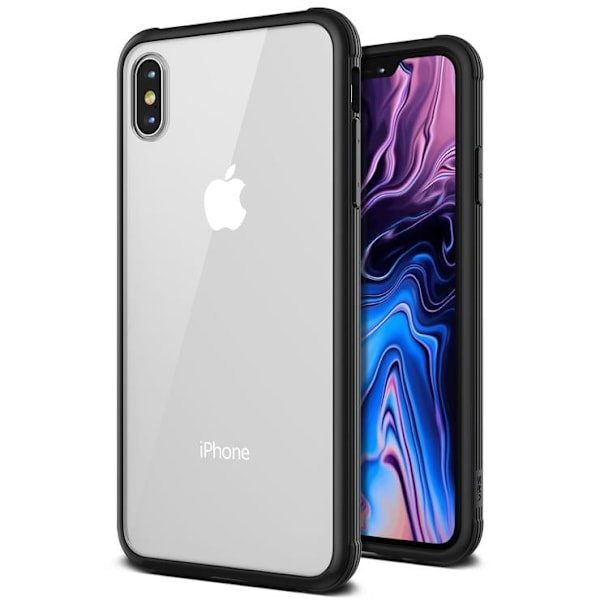 VRS Design iPhone XS Max krystalkrom - Sort Black