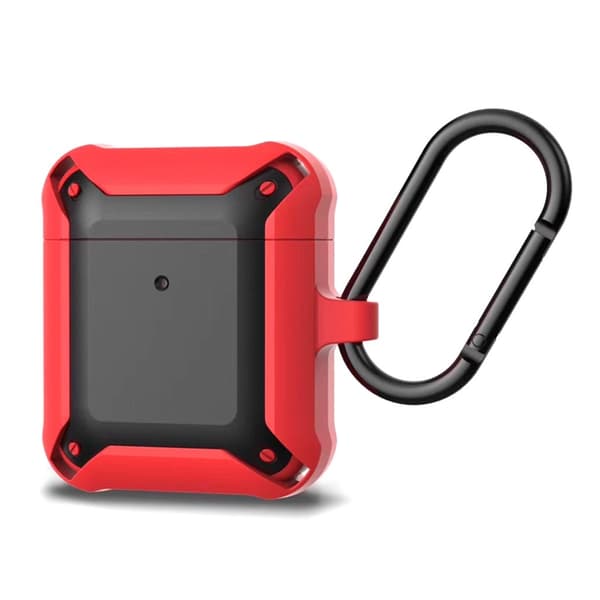 Airpods hybrid-etui - Sort / Rød Red